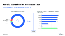 Grafik: Wo die Menschen im Internet suchen